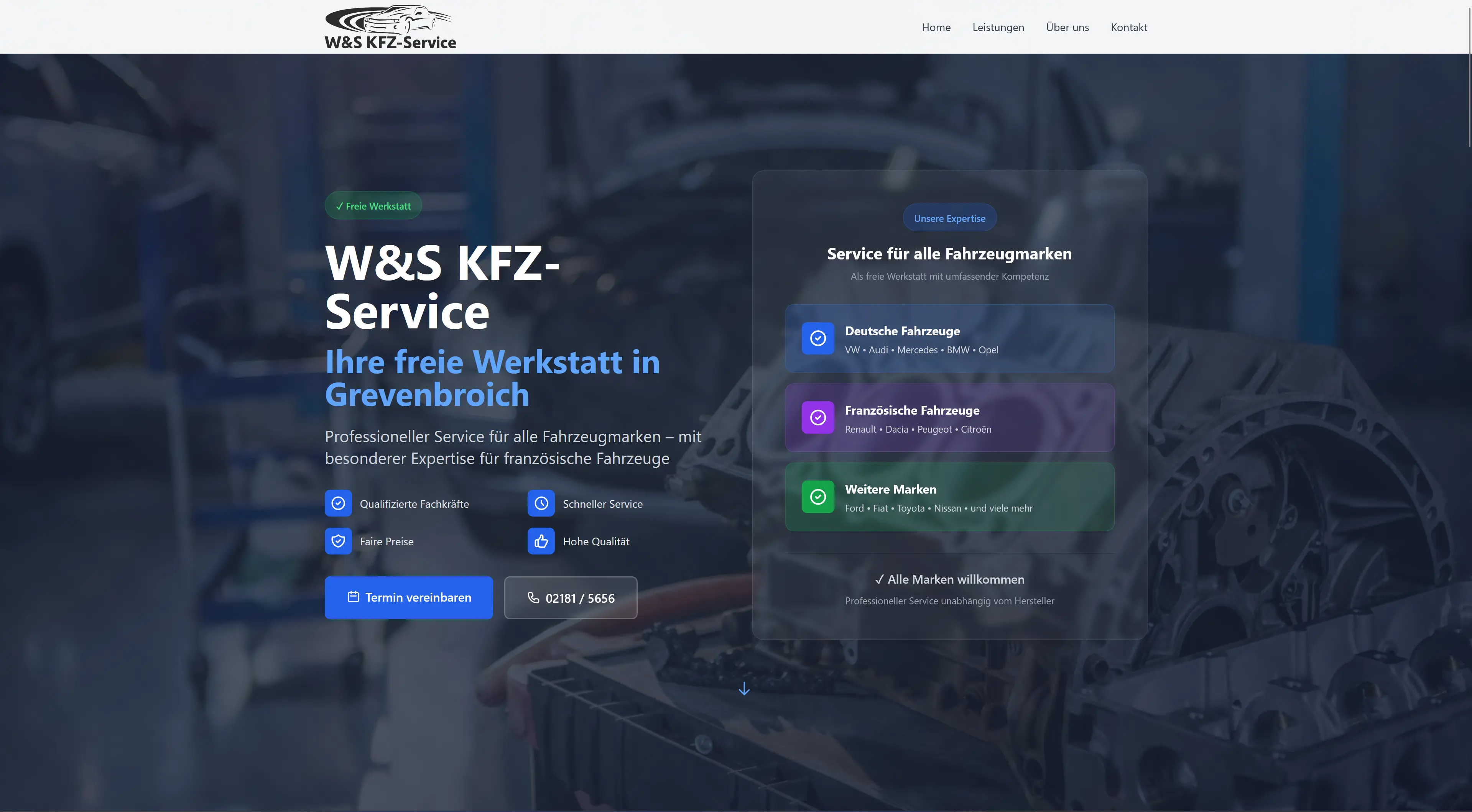 Referenzprojekt: W&S KFZ Service - Kovro Systems