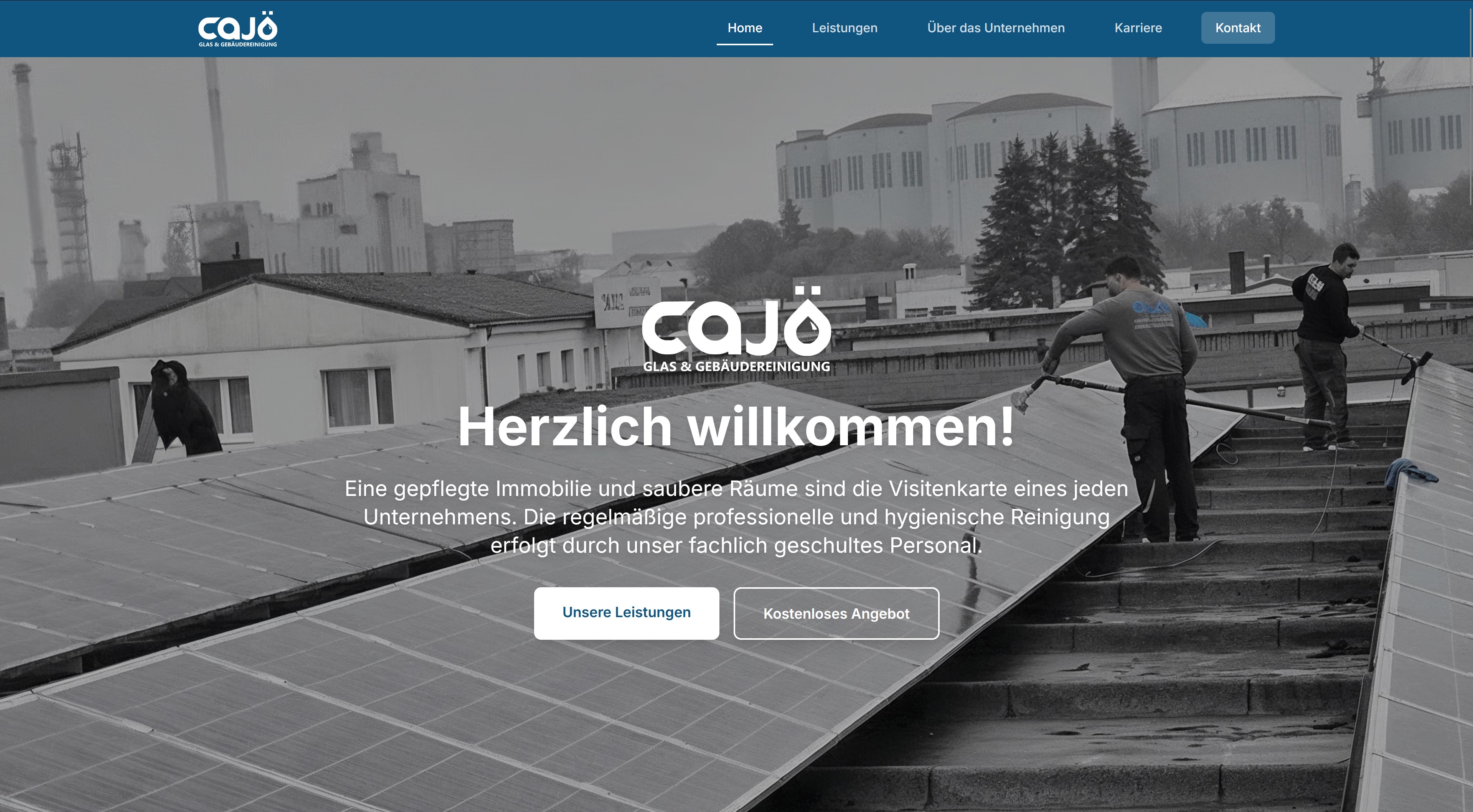 Referenzprojekt: Cajö Glas- & Gebäudereinigung - Kovro Systems